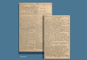 <span style="float: left; font-size: 26px; font-weight: bold; color: black;">1</span> Organisation de la lutte armée sur tout le territoire 1 s10.pa1 .014 notre voix dec1942 mg MRJ MOI