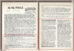 <span style="float: left; font-size: 26px; font-weight: bold; color: black;">2</span> Accélération de la déportation. Armée nazie en déroute 4 s10.pa2 .010 notre parole 8mars 1943 p.1 2 mg MRJ MOI