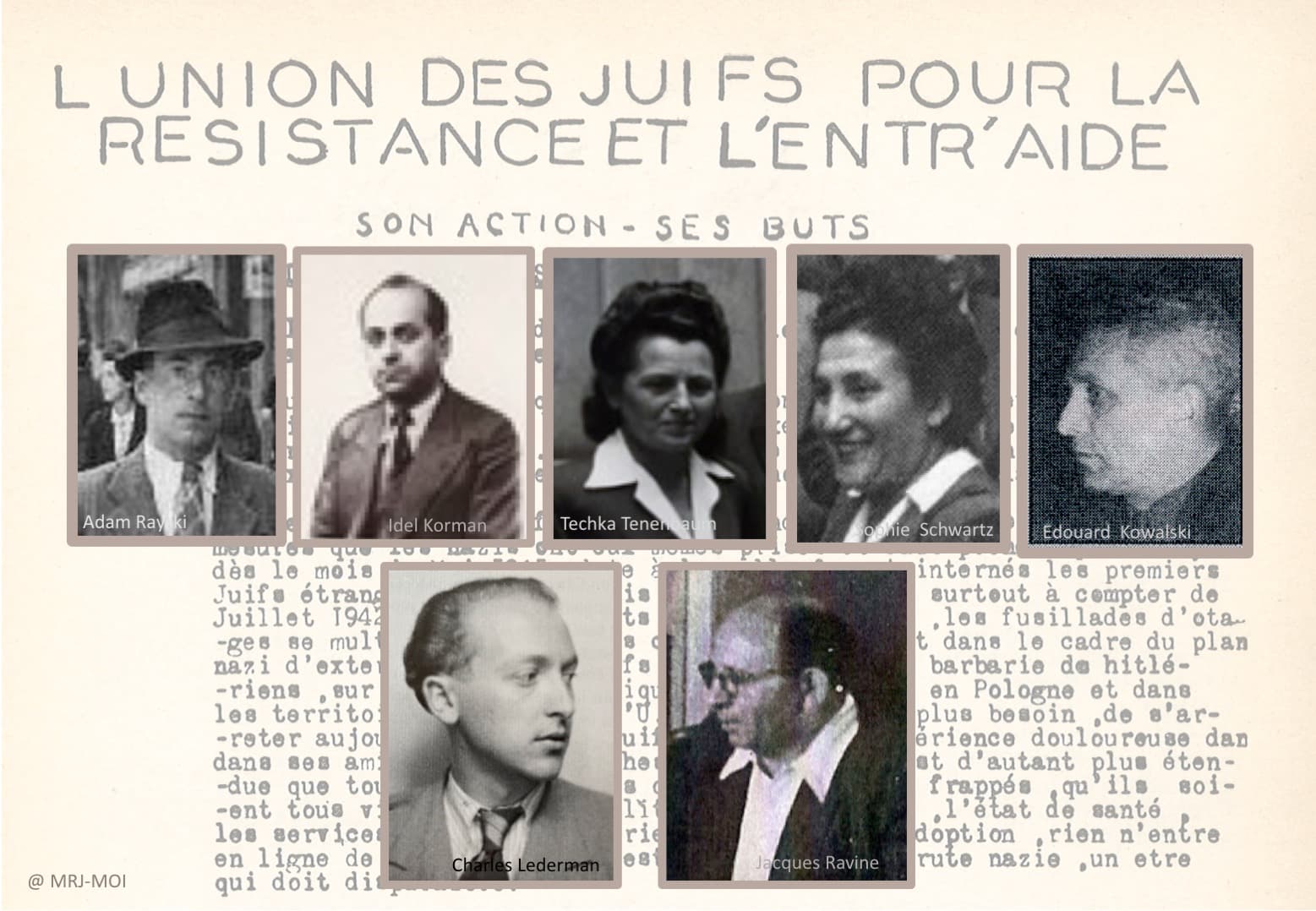 <span style="float: left; font-size: 26px; font-weight: bold; color: black;">1</span> Regroupement de la Résistance juive communiste 60 s11.pa1 .014 creation ujre 1943 mg MRJ MOI