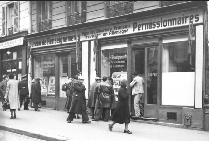 <span style="float: left; font-size: 26px; font-weight: bold; color: black;">1</span> Service du travail obligatoire et propagande 32 s12.pa1 .005 bureau travail allemagne MRJ MOI