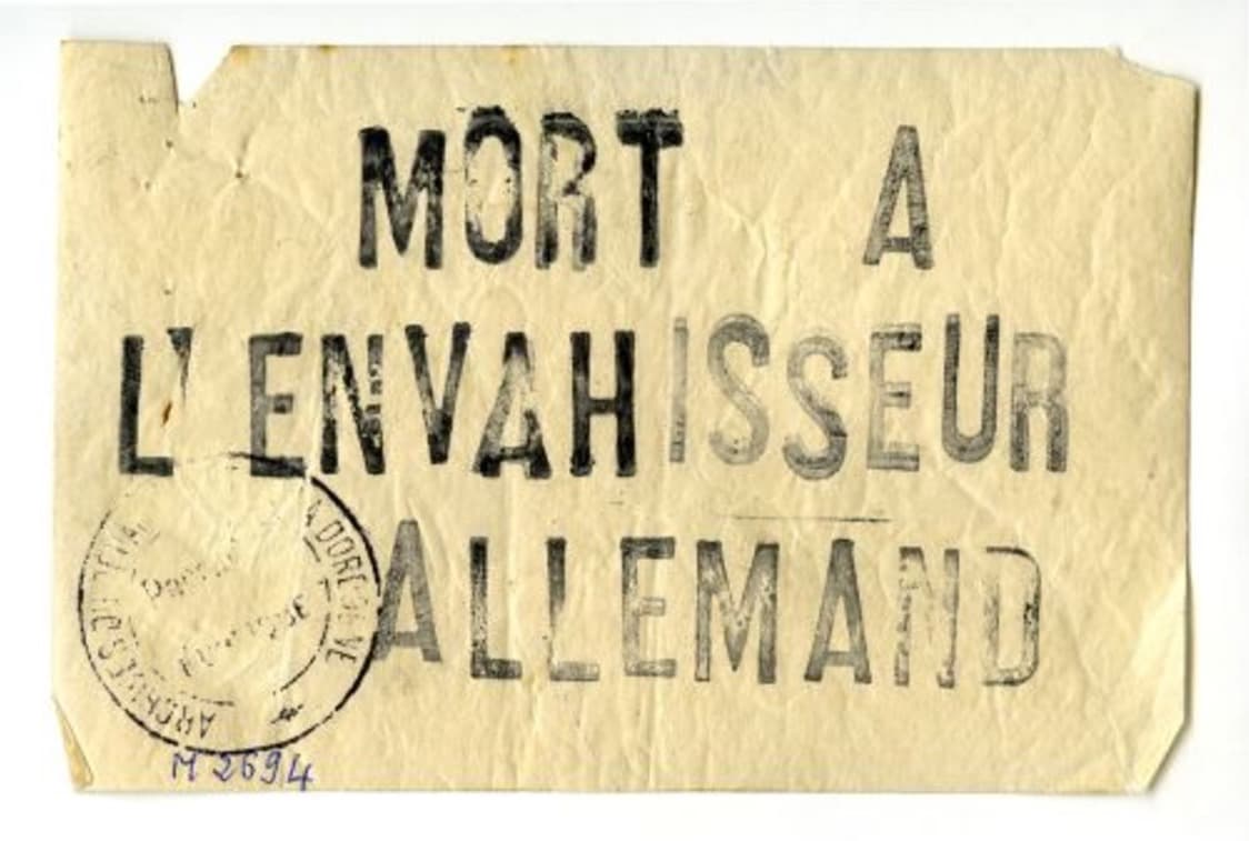 <span style="float: left; font-size: 26px; font-weight: bold; color: black;">1</span> Service du travail obligatoire et propagande 33 s12.pa1 .006 papillon resistance MRJ MOI