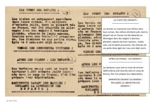 <span style="float: left; font-size: 26px; font-weight: bold; color: black;">3</span> Répression et déportation 12 s12.pa3 .002 tract enfants drancy mg MRJ MOI