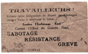 <span style="float: left; font-size: 26px; font-weight: bold; color: black;">1</span> Contre le nazisme et Vichy : convergence des forces 21 s13.pa1 .003 papillon sto MRJ MOI