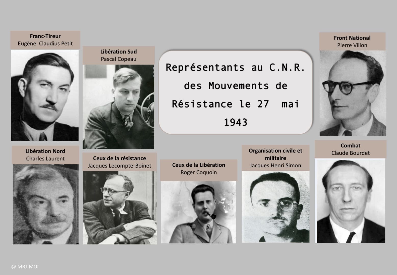 <span style="float: left; font-size: 26px; font-weight: bold; color: black;">1</span> Contre le nazisme et Vichy : convergence des forces 49 s13.pa1 .012 cnr mvts resist mai1943 mg MRJ MOI
