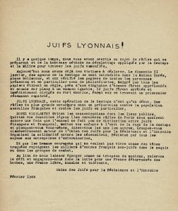 <span style="float: left; font-size: 26px; font-weight: bold; color: black;">3</span> Programme du Conseil National de la Résistance et combats sur le terrain 7 s13.pa3 .012 tract ujre lyon 1 MRJ MOI