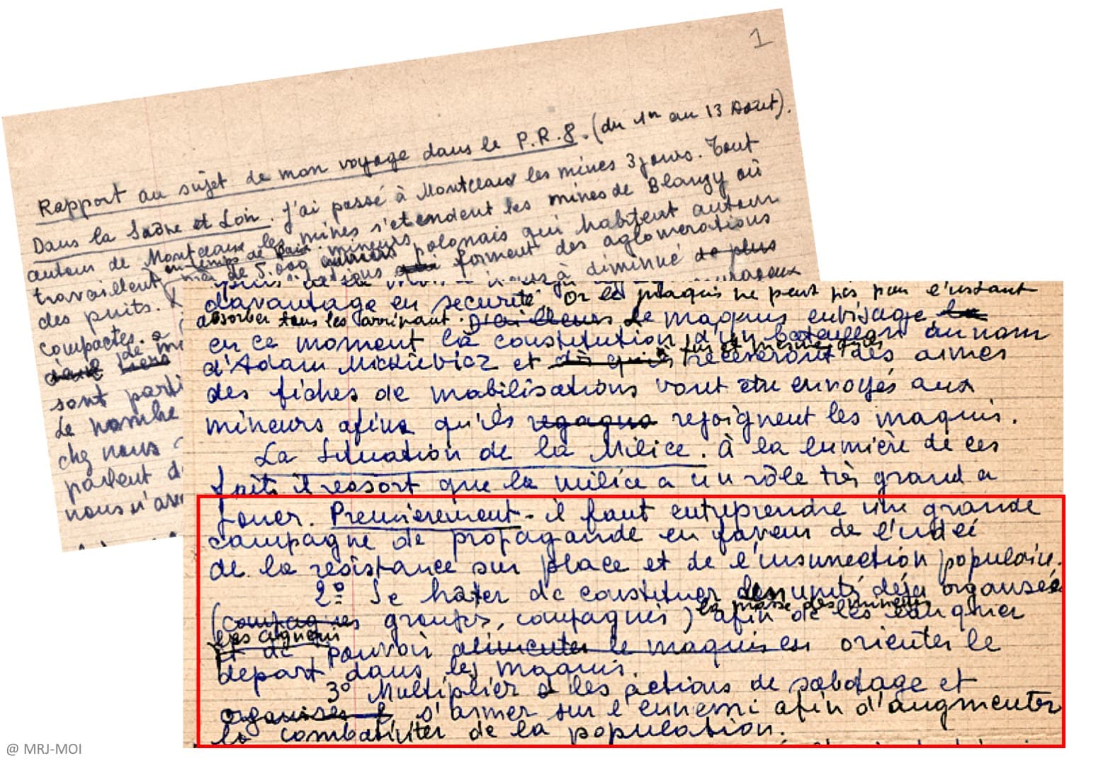 <span style="float: left; font-size: 26px; font-weight: bold; color: black;">1</span> Vers l’insurrection nationale 43 s14.pa1 .007 rapport c.cerf mg MRJ MOI