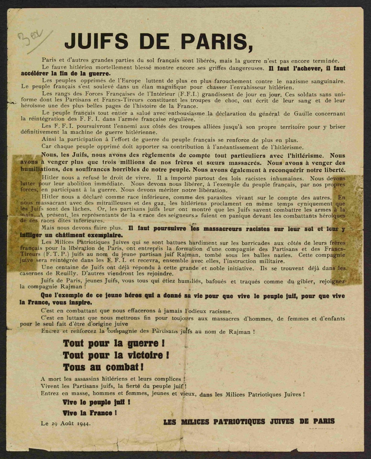 <span style="float: left; font-size: 26px; font-weight: bold; color: black;">4</span> Insurrections populaires. Engagement des jeunes Juifs 53 s14.pa4 .014 juifs paris rajman scaled MRJ MOI