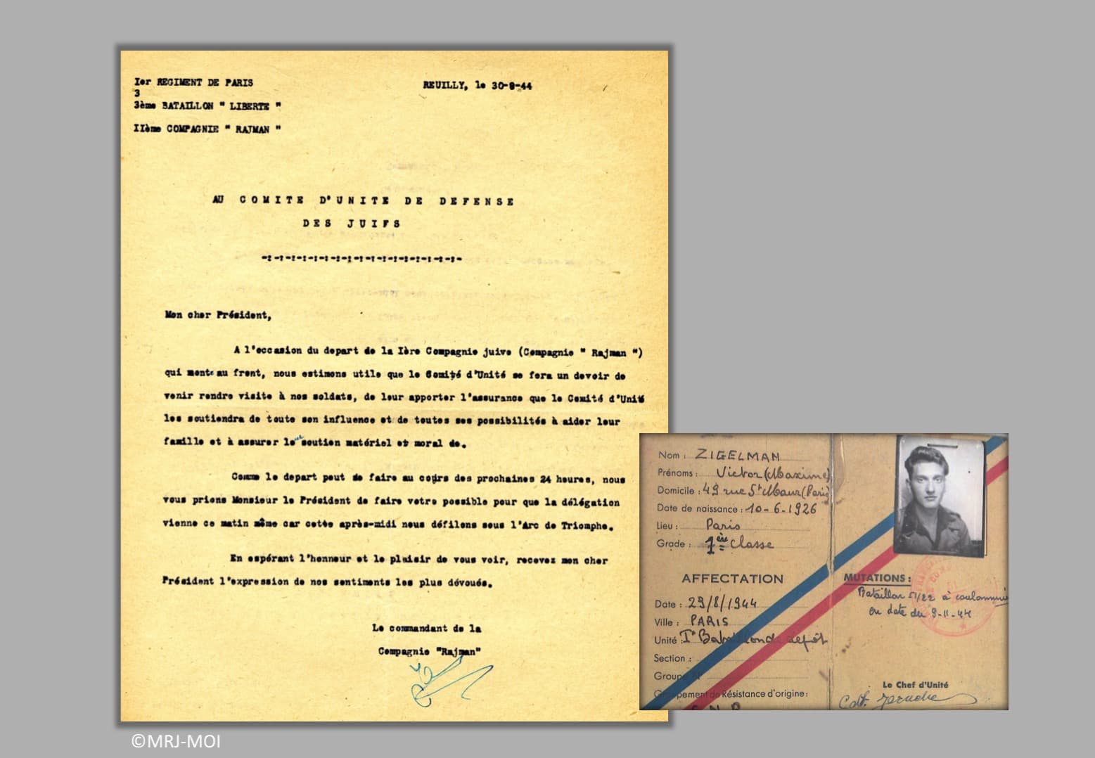 <span style="float: left; font-size: 26px; font-weight: bold; color: black;">4</span> Insurrections populaires. Engagement des jeunes Juifs 54 s14.pa4 .022 comp.rajman zigelman mg MRJ MOI