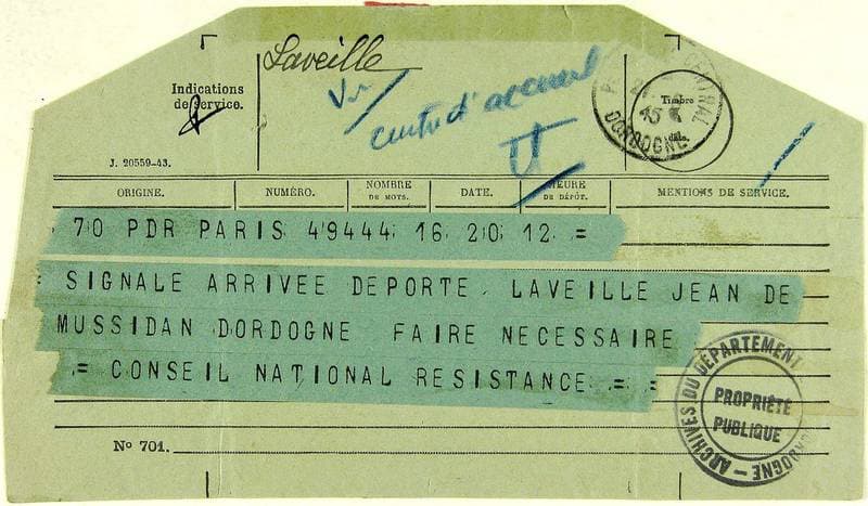 <span style="float: left; font-size: 26px; font-weight: bold; color: black;">1</span> Ampleur du génocide 53 s15.pa1 .023 retour deporte dordogne MRJ MOI