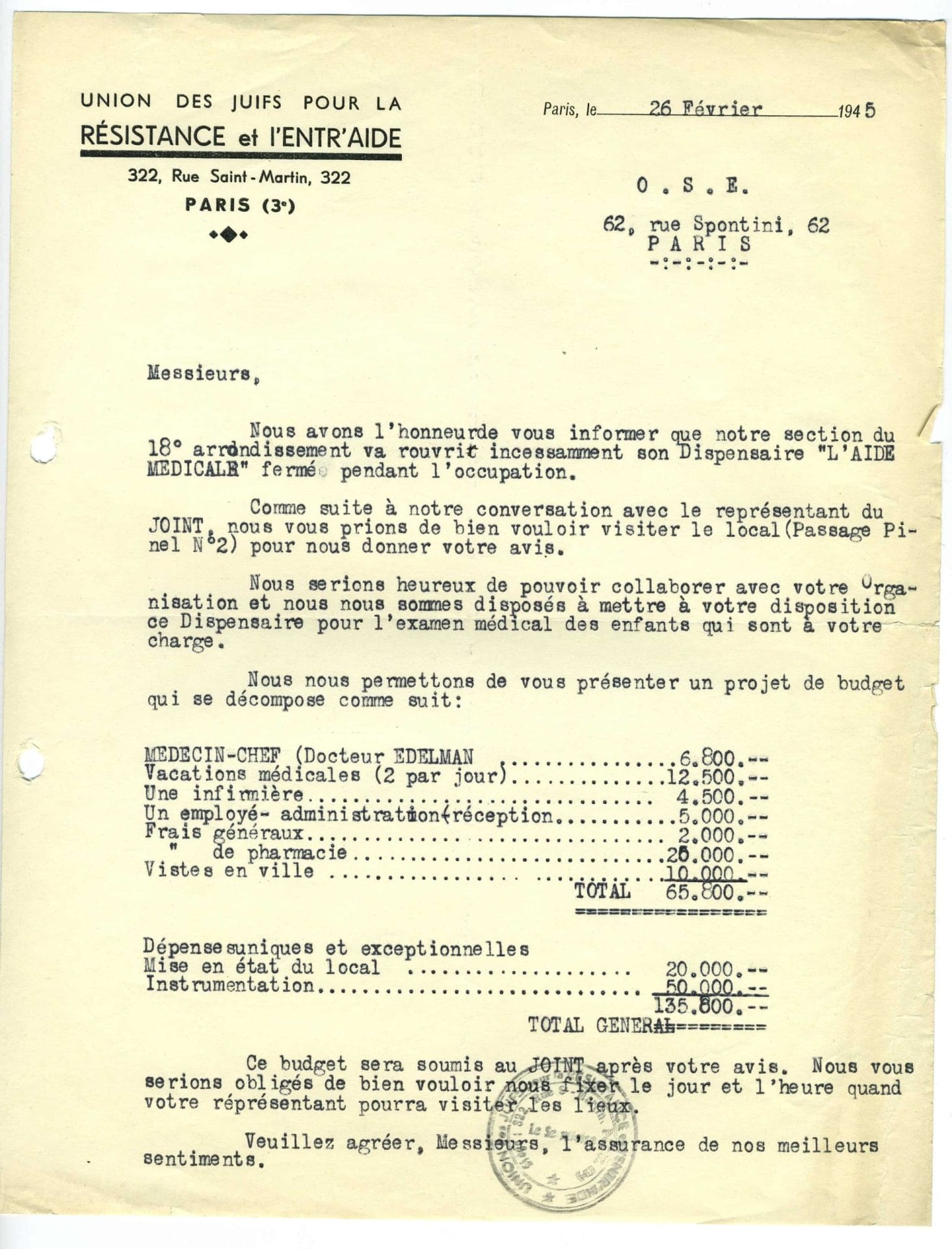 <span style="float: left; font-size: 26px; font-weight: bold; color: black;">2</span> Création de la Commission Centrale de l’Enfance (CCE) 64 s15.pa2 .003 mrn 140 dispens.fev1945 scaled MRJ MOI