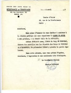 <span style="float: left; font-size: 26px; font-weight: bold; color: black;">2</span> Création de la Commission Centrale de l’Enfance (CCE) 23 s15.pa2 .007 ujre rescapee birkenau 10 avril 1945 MRJ MOI
