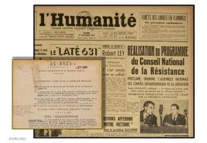 <span style="float: left; font-size: 26px; font-weight: bold; color: black;">2</span> Création de la Commission Centrale de l’Enfance (CCE) 6 s15.pa2 .019 humanite 27oct 1945 mg MRJ MOI