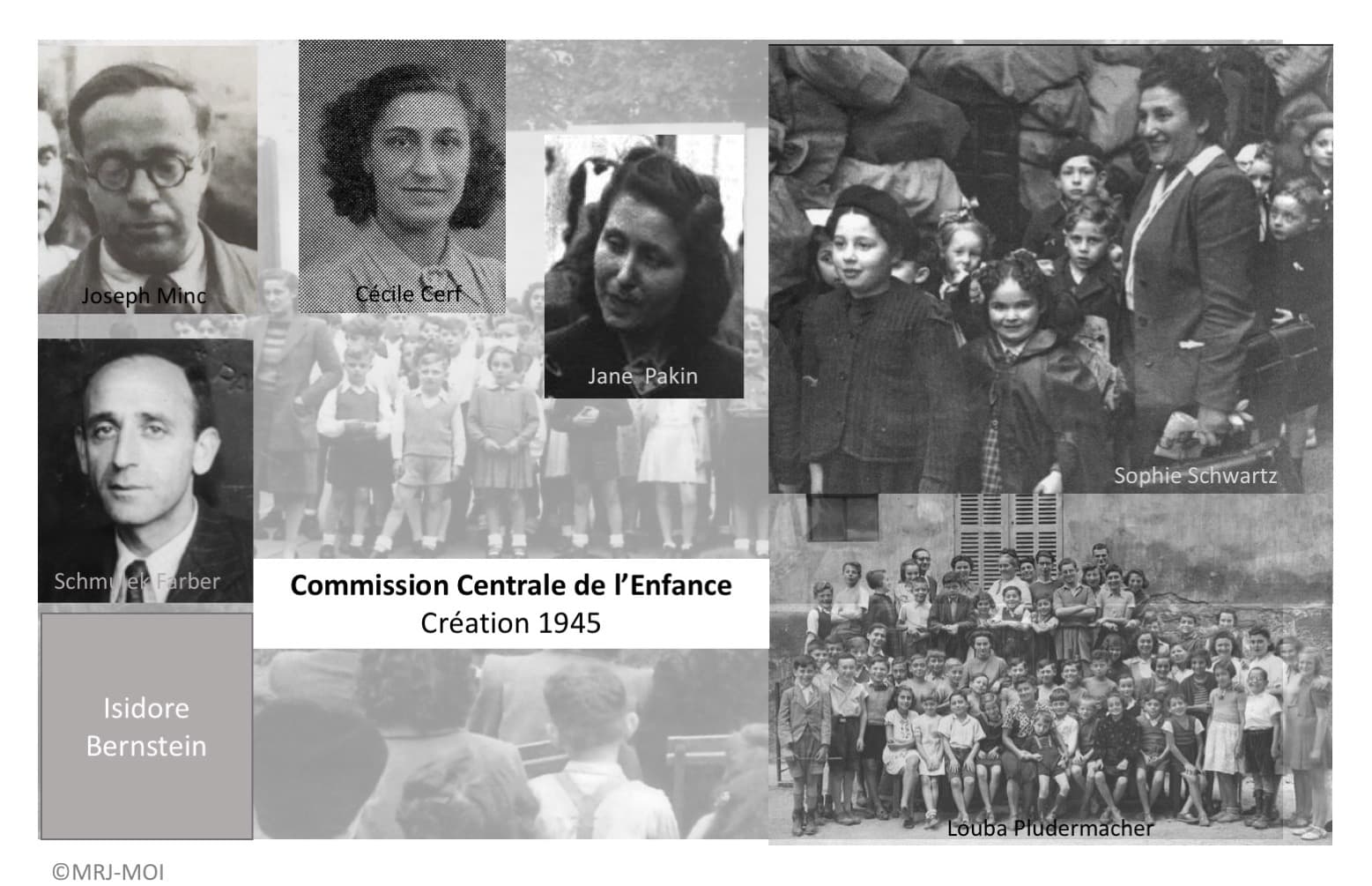 <span style="float: left; font-size: 26px; font-weight: bold; color: black;">2</span> Création de la Commission Centrale de l’Enfance (CCE) 48 s15.pa2 .021 creation cce 1945 mg MRJ MOI