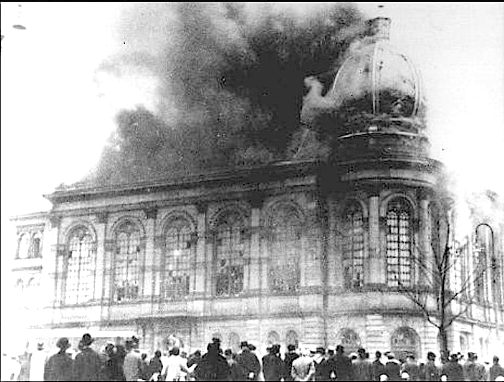 <span style="float: left; font-size: 26px; font-weight: bold; color: black;">2</span> Le pacte germano-soviétique 48 s2.pa2 .006 wa boerneplatz synagogue 10nov1938 MRJ MOI