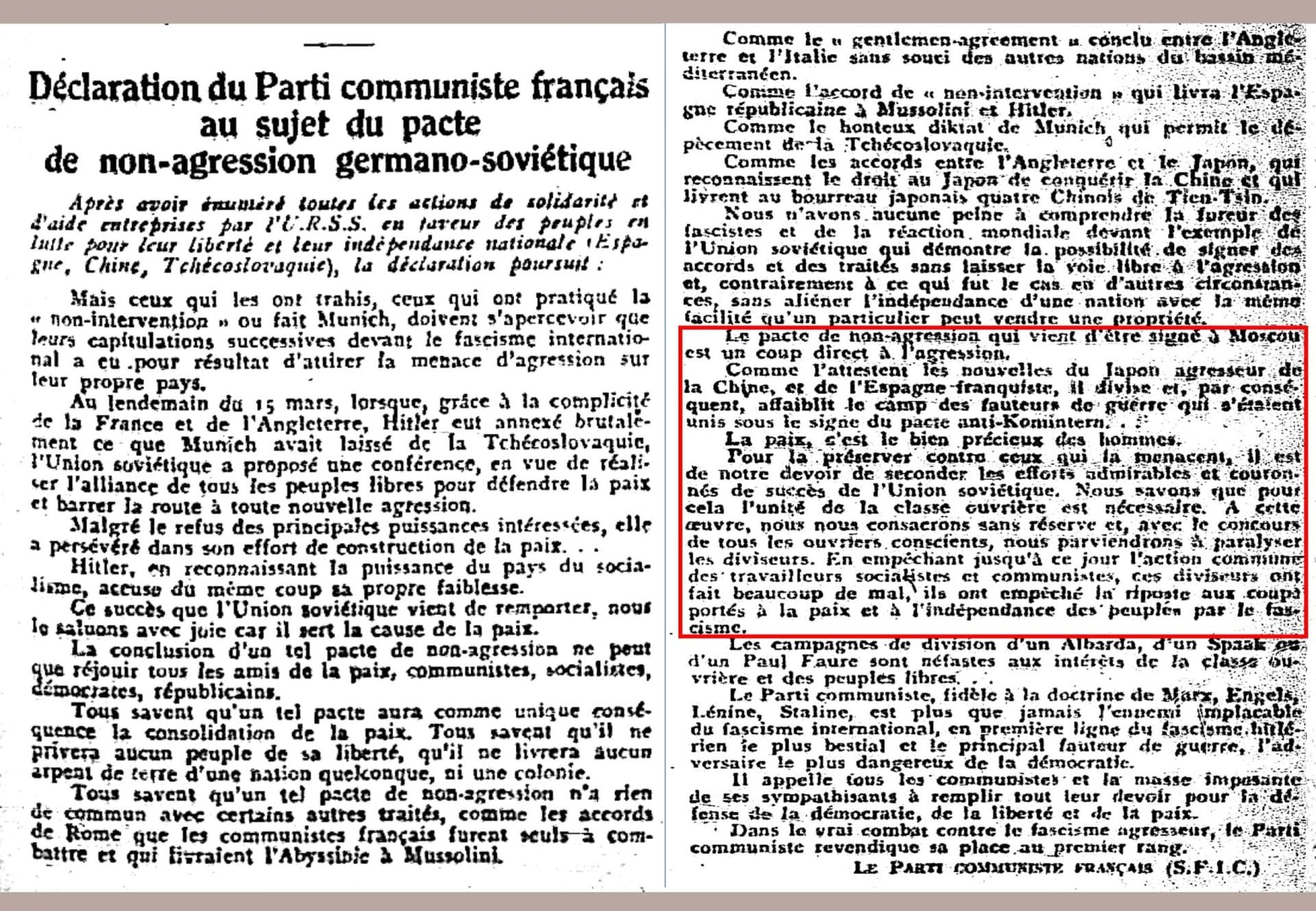 <span style="float: left; font-size: 26px; font-weight: bold; color: black;">2</span> Le pacte germano-soviétique 40 s2.pa2 .011 pcf pacte 26aout 1939 mg scaled MRJ MOI