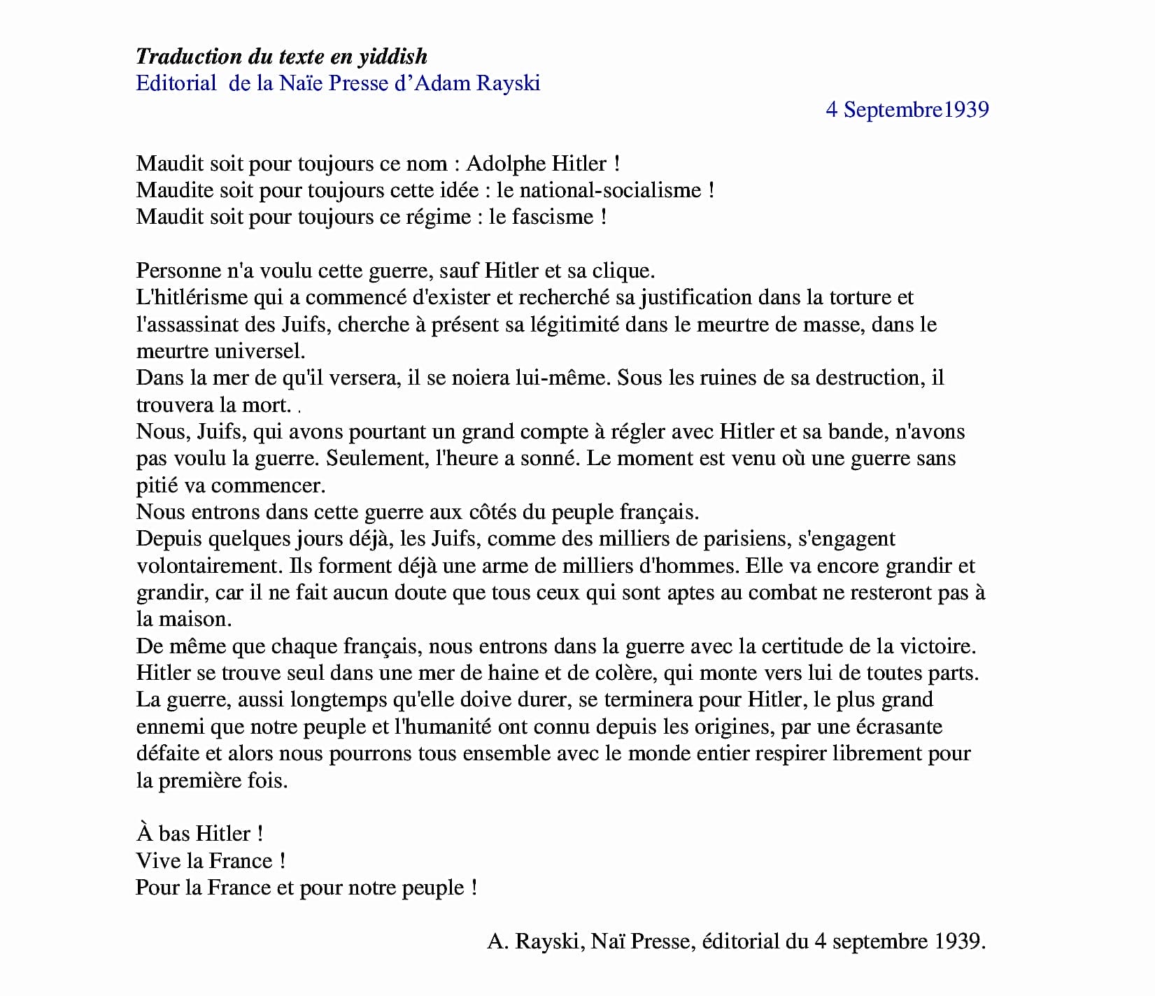 <span style="float: left; font-size: 26px; font-weight: bold; color: black;">2</span> Le pacte germano-soviétique 56 s2.pa2 .017 editorayski 4sept1939 MRJ MOI