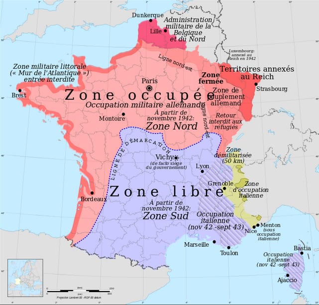 <span style="float: left; font-size: 26px; font-weight: bold; color: black;">2</span> De la collaboration à l’antisémitisme d'État 47 s3.pa2 .003 france en zones apres armistice MRJ MOI