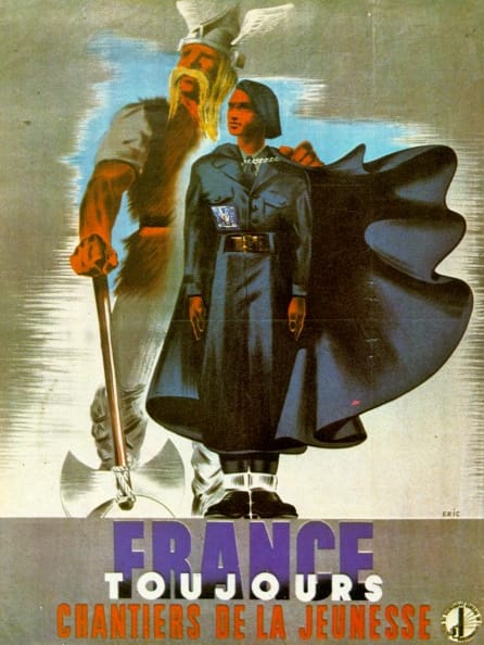<span style="float: left; font-size: 26px; font-weight: bold; color: black;">2</span> De la collaboration à l’antisémitisme d'État 46 s3.pa2 .015 chantiers jeunesse 1940 MRJ MOI