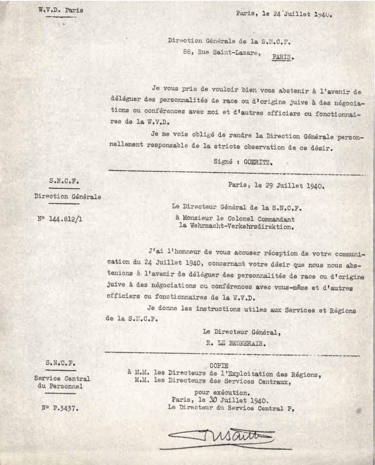 <span style="float: left; font-size: 26px; font-weight: bold; color: black;">2</span> De la collaboration à l’antisémitisme d'État 48 s3.pa2 .019 sncf juil 1940 MRJ MOI