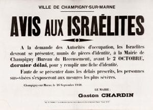 <span style="float: left; font-size: 26px; font-weight: bold; color: black;">2</span> De la collaboration à l’antisémitisme d'État 24 s3.pa2 .020 recensement 26sept 1940 MRJ MOI