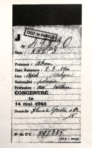 <span style="float: left; font-size: 26px; font-weight: bold; color: black;">3</span> Camps d’internement et premières rafles 14 s4.pa3 .006 kreps1 MRJ MOI