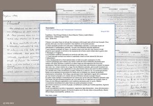 <span style="float: left; font-size: 26px; font-weight: bold; color: black;">3</span> Camps d’internement et premières rafles 16 s4.pa3 .021 telex5 26av1941 transcrpt mg MRJ MOI
