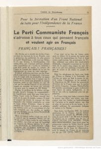 <span style="float: left; font-size: 26px; font-weight: bold; color: black;">3</span> Camps d’internement et premières rafles 5 s4.pa3 .025 cahiers bolchevisme mai41 MRJ MOI