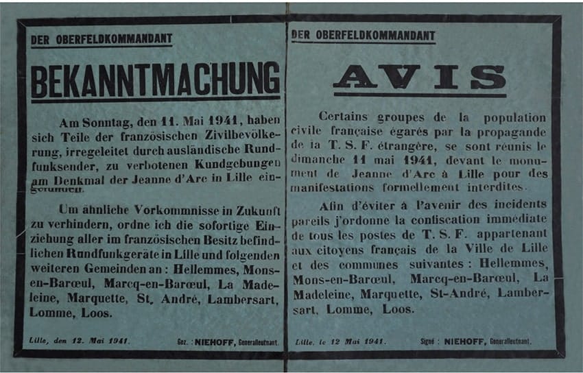 <span style="float: left; font-size: 26px; font-weight: bold; color: black;">3</span> Manifestations anti-hitlériennes et répression 36 s5.pa3 .002 confisc.tsf nord mai1941 MRJ MOI