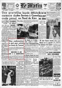 <span style="float: left; font-size: 26px; font-weight: bold; color: black;">1</span> Les attentats anti-allemands. Rafle du 11ème à Paris 8 s6.pa1 .011 le matin 21aout 41 mg MRJ MOI