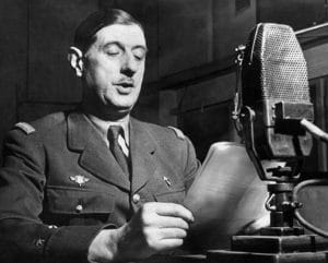 <span style="float: left; font-size: 26px; font-weight: bold; color: black;">3</span> Formes diverses de Résistance. Représailles. Exécutions d’otages 16 s6.pa3 .021 charles de gaulle bbc min MRJ MOI