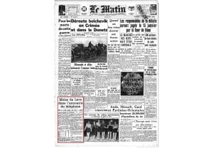 <span style="float: left; font-size: 26px; font-weight: bold; color: black;">1</span> Arsenal juridique anti-juif. Réaction de la M.O.I. 15 s7.pa1 .003 le matin 1nov1941 mg min MRJ MOI