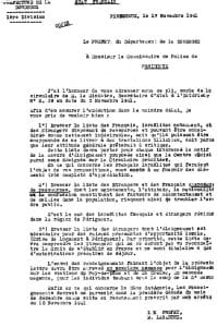<span style="float: left; font-size: 26px; font-weight: bold; color: black;">1</span> Arsenal juridique anti-juif. Réaction de la M.O.I. 25 s7.pa1 .005 labarthe juifs indesirables 1941 min MRJ MOI