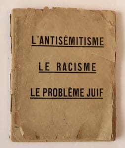 <span style="float: left; font-size: 26px; font-weight: bold; color: black;">1</span> Arsenal juridique anti-juif. Réaction de la M.O.I. 22 s7.pa1 .012 livre antisemitisme pcf couv mg min MRJ MOI