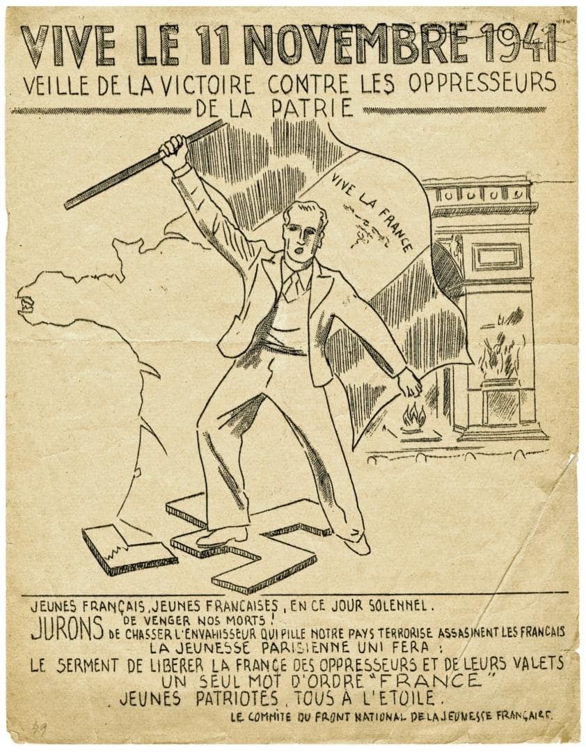 <span style="float: left; font-size: 26px; font-weight: bold; color: black;">1</span> Arsenal juridique anti-juif. Réaction de la M.O.I. 67 s7.pa1 .023 tract fn 11nov1941 min MRJ MOI