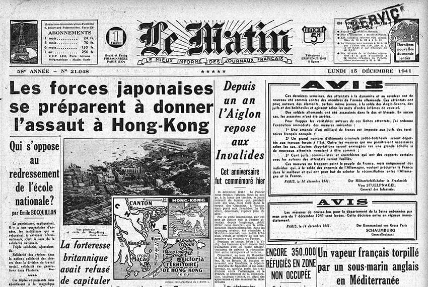 <span style="float: left; font-size: 26px; font-weight: bold; color: black;">2</span> Nouveau palier dans la politique de terreur 50 s7.pa2 .018 le matin 15dec 1941 min MRJ MOI