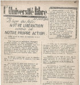 <span style="float: left; font-size: 26px; font-weight: bold; color: black;">1</span> Une action concertée 21 s9.pa1 .006 universite libre ext 25juin42 min MRJ MOI