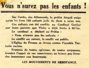 <span style="float: left; font-size: 26px; font-weight: bold; color: black;">1</span> Une action concertée 35 s9.pa1 .028 tract deportation enfants juifs oct 1942 min MRJ MOI