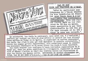 <span style="float: left; font-size: 26px; font-weight: bold; color: black;">2</span> D'autres actions de sauvetage 17 s9.pa2 .021 notre voix 20juin 1943 mg MRJ MOI